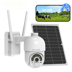 Soliom 4G outdoor solar camera for wireless remote monitoring