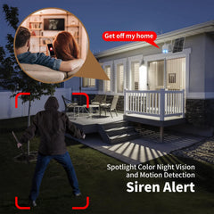 Soliom pan-tilt 360 view enables wide coverage and flexible framing