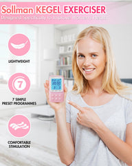 Sollman Kegel Exerciser probe detail highlighting ergonomic tip for gentle stimulation.
