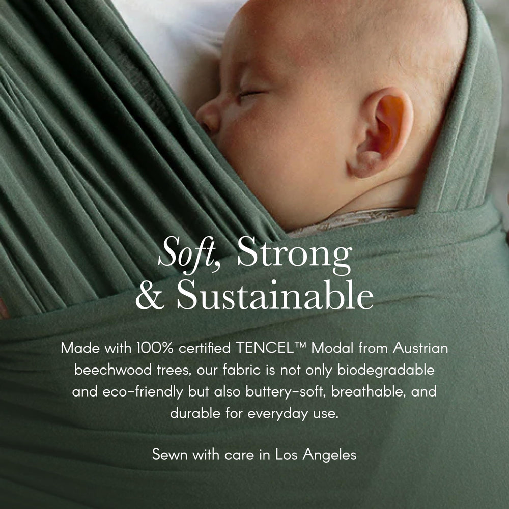 Solly Baby Wrap heart-close soothing during daily activities.