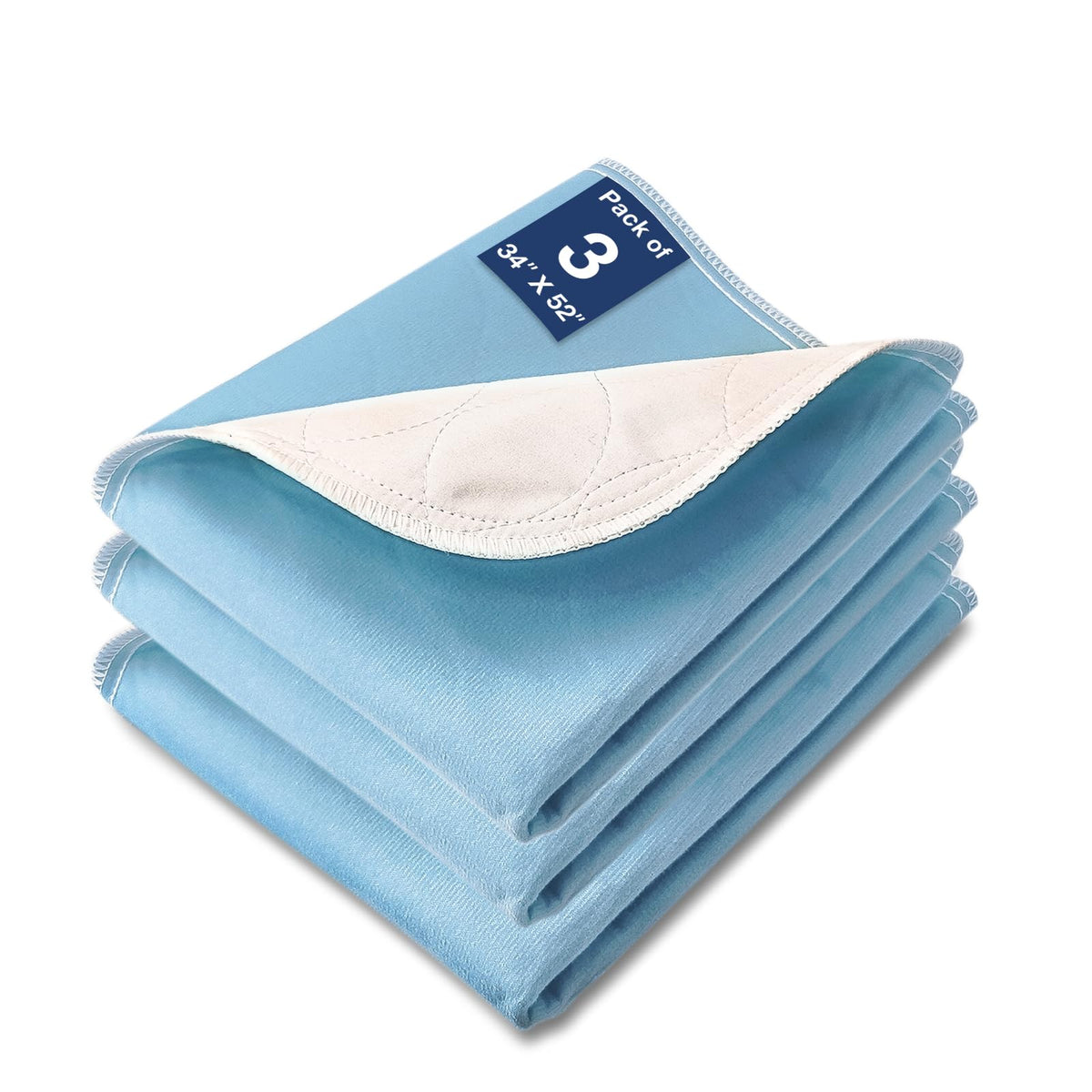 SOLOSHINE bed pad top layer soft for gentle protection.