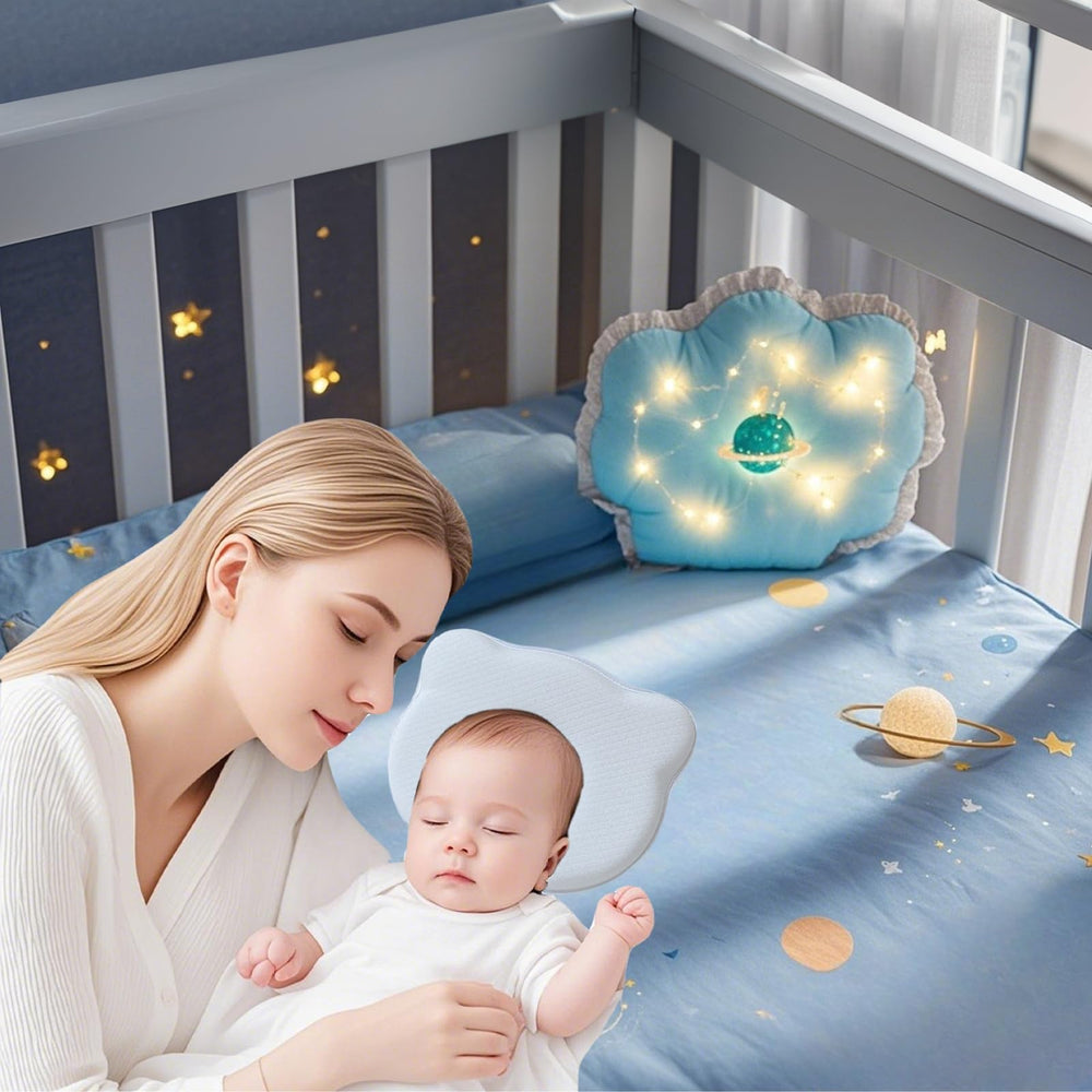SOMKHA memory foam design supports gentle head positioning