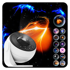 SOMKTN Galaxy Projector Pro with 13 discs offers customizable celestial scenes for relaxing nights.