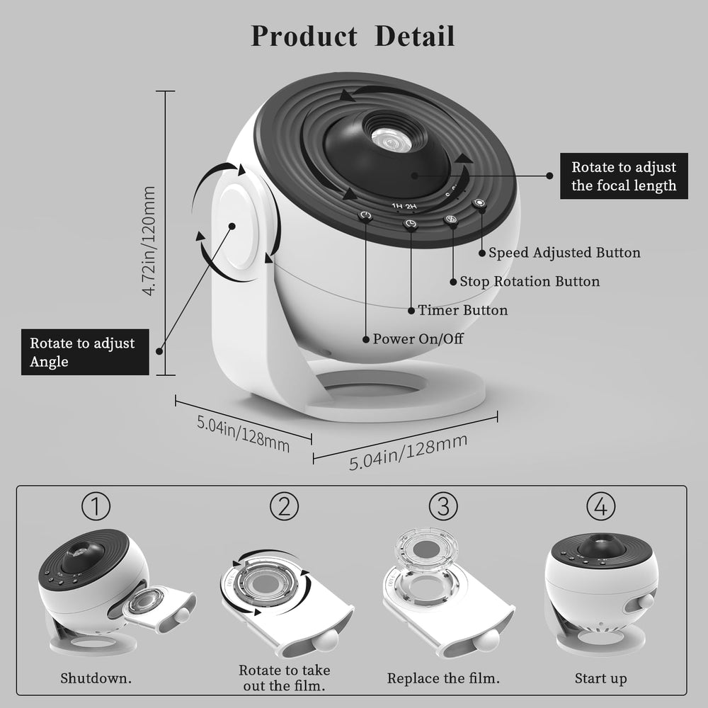 SOMKTN Galaxy Projector Pro multi-use for kids, adults, and bedtime rituals.