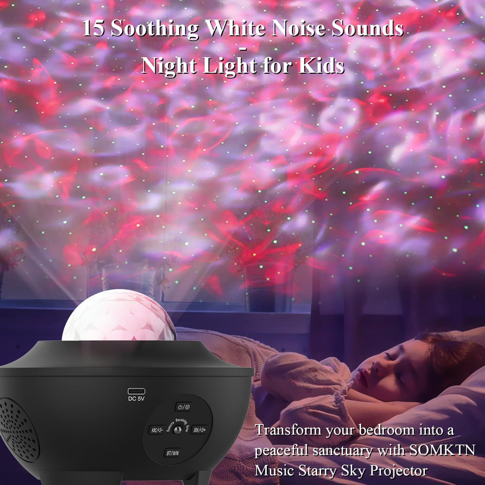 SOMKTN Star Projector auto timer helps turn off automatically after use