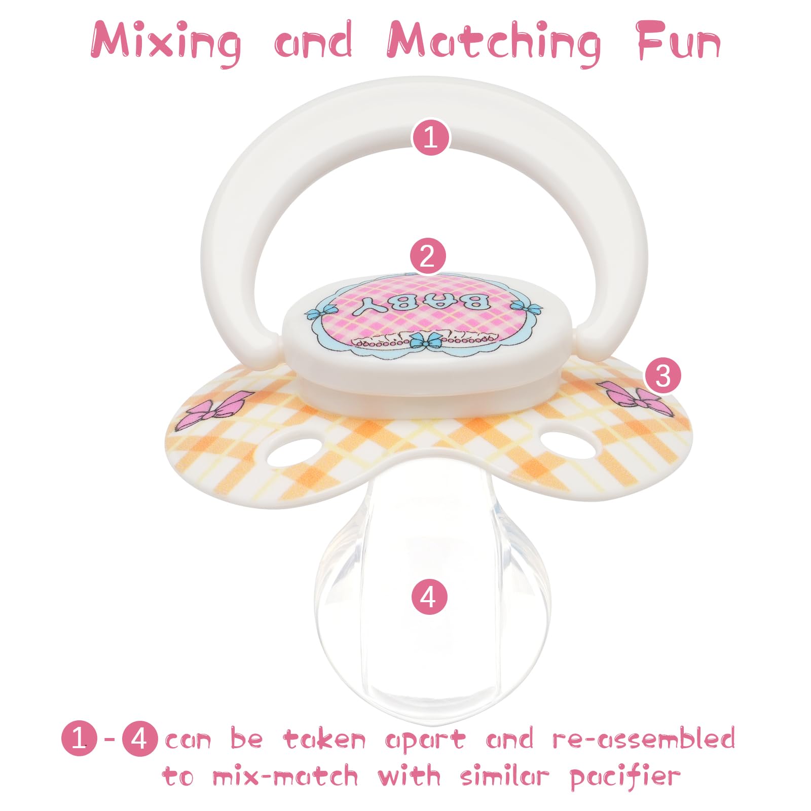 Somniumnight adult pacifier side ventilation holes aid breathing.