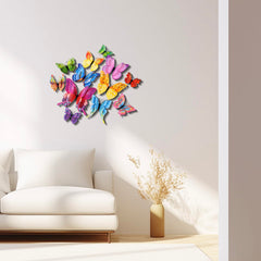 Somotersea magnetic butterfly wall decor attaches to refrigerators for simple display.
