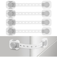Songaa child safety cabinet straps pack 4 securing cabinets for a safer home.