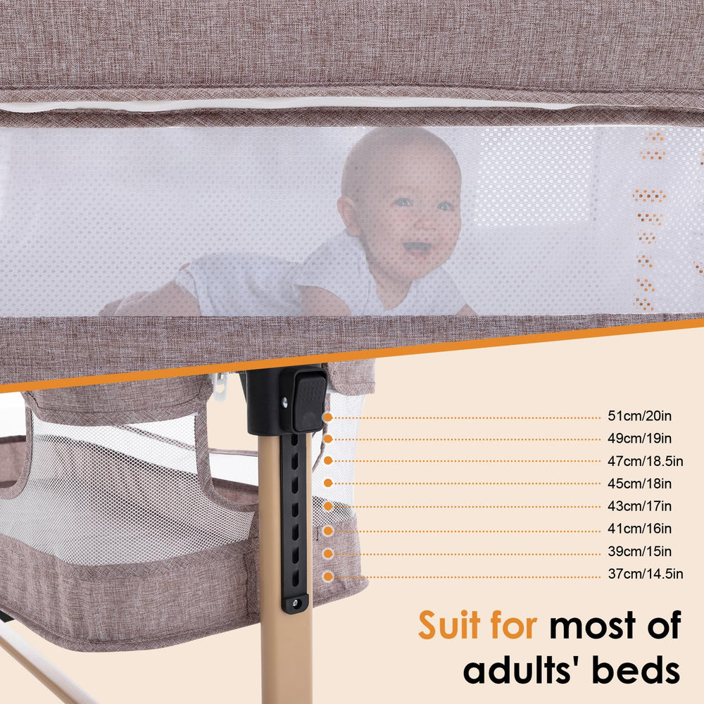 Soobaby khaki finish complements nursery decor