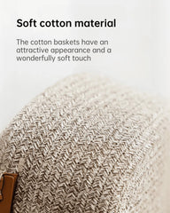 SOORXIEIN woven basket adds decorative storage to bedrooms and living spaces.