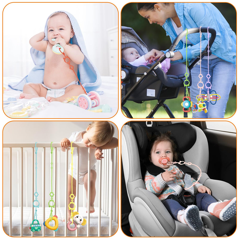 Sopkdey dishwasher safe toy straps easy to clean