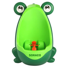 Soraco Cute Frog Potty with spinning target aids boys' potty training at home