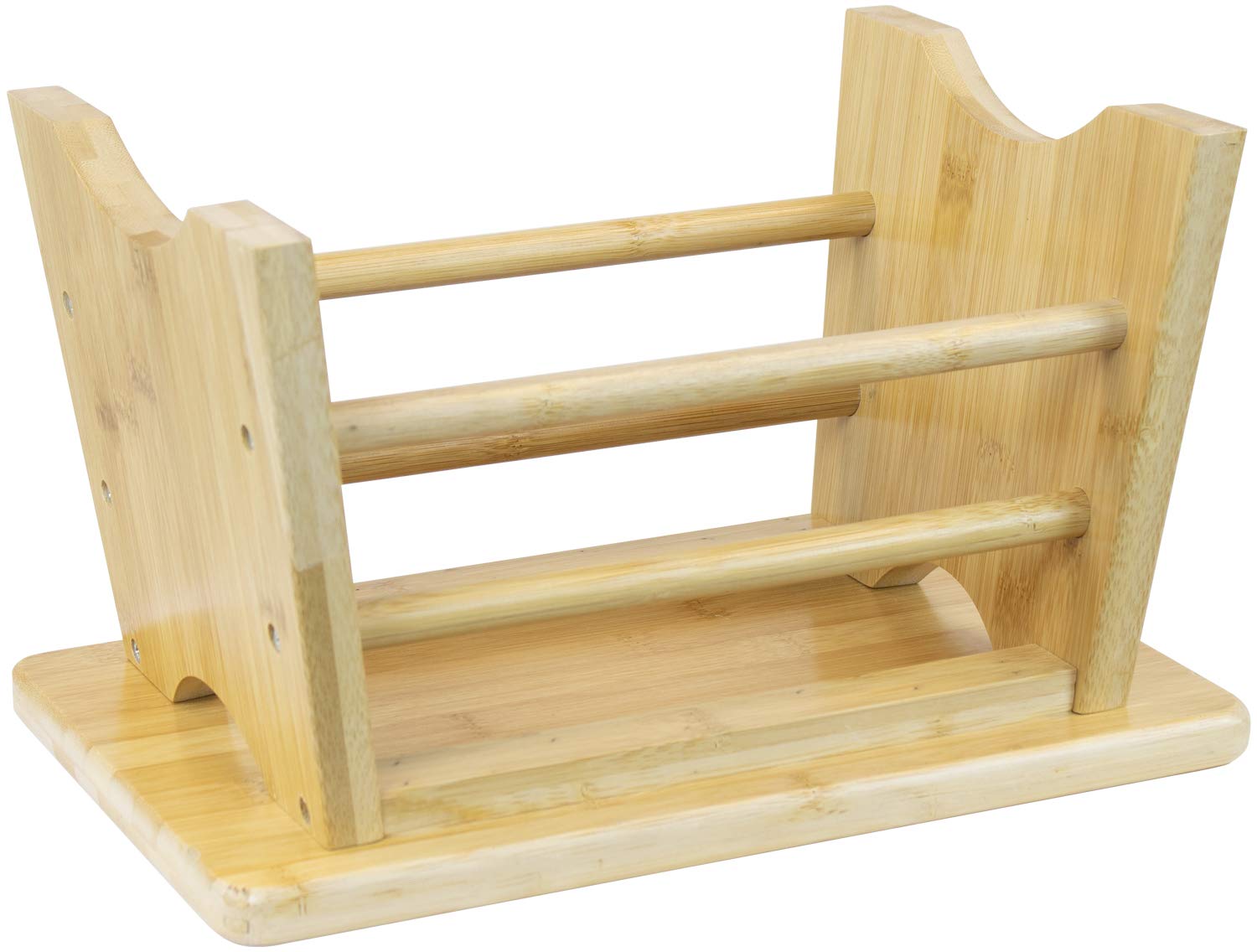 Sorbus Bamboo Step Stool featuring eco-friendly bamboo construction and water resistance