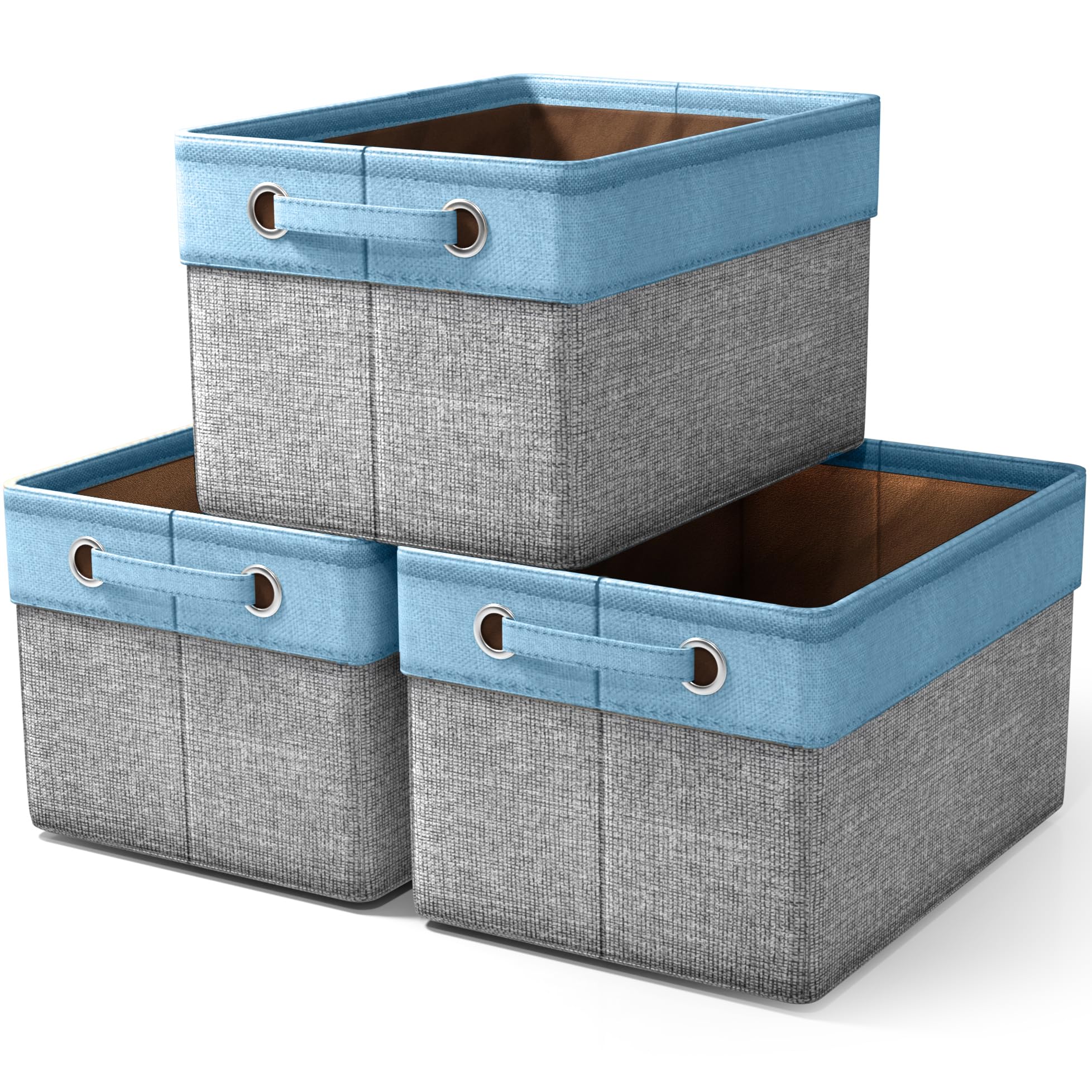 Sorbus Cubby storage bin with dual handles for easy transport and flexible organization