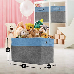 Sorbus Cubby aqua bin ideal for toy storage and clutter-free playrooms