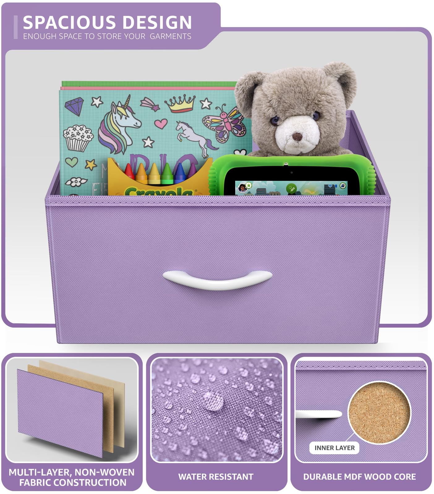 Sorbus compact nightstand design keeps essentials within reach