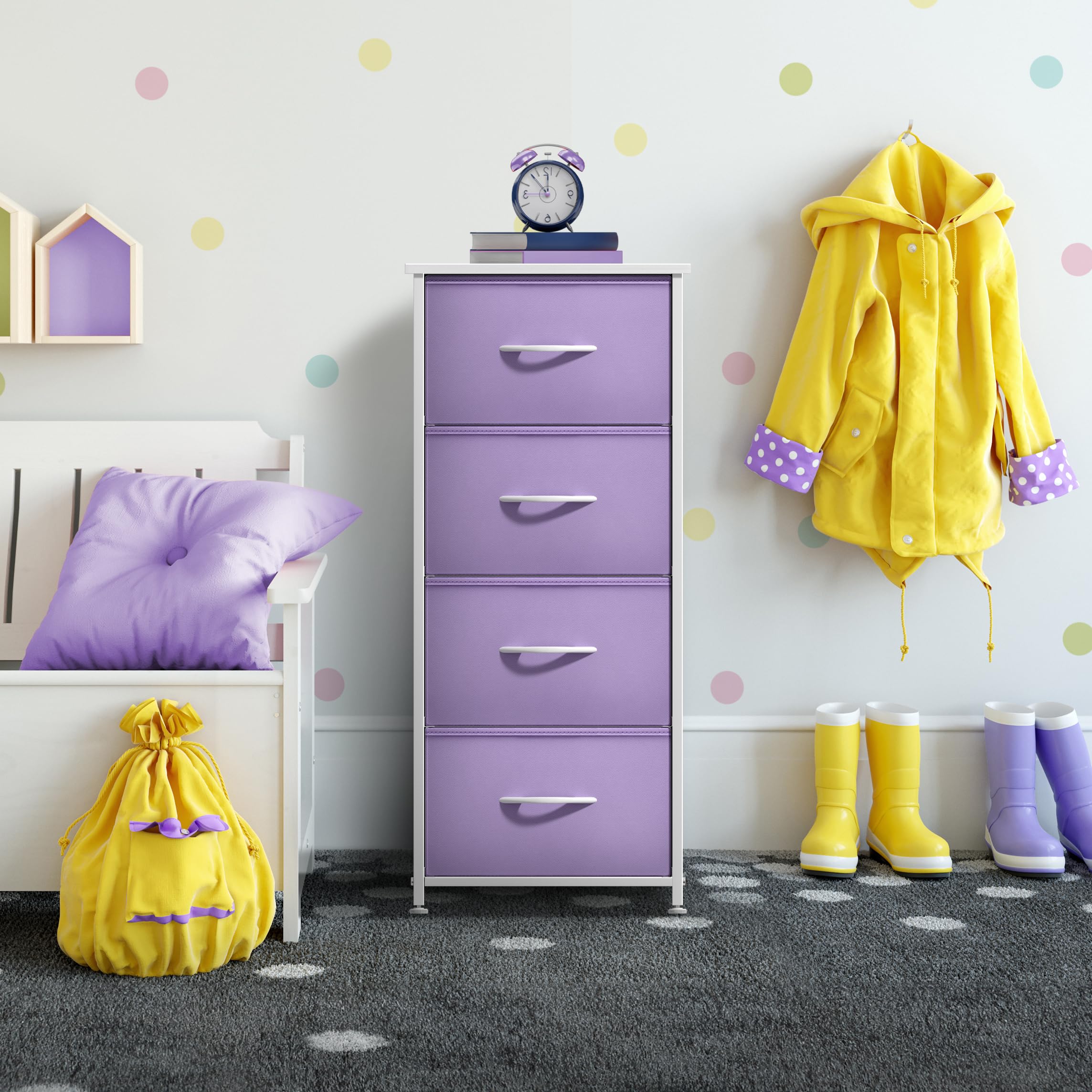 Sorbus dresser storage tower fit for small dorm rooms with versatile storage