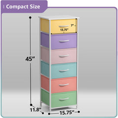 Sorbus fabric dresser clothing organizer with spacious drawers