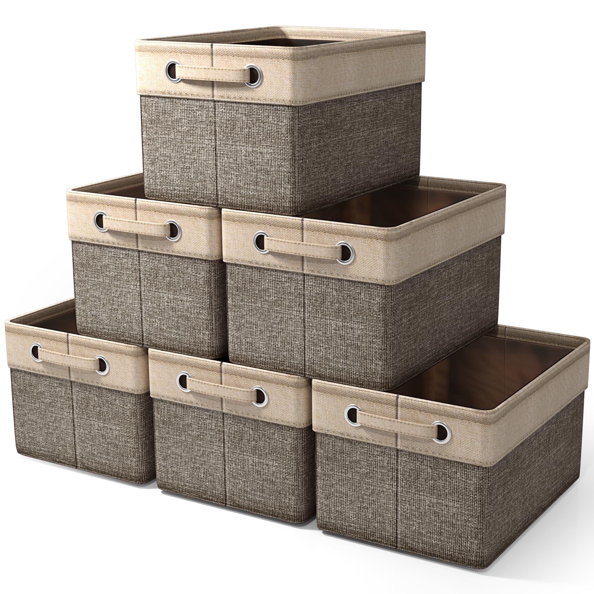 Sorbus fabric storage bin 15-inch folded for compact, space-saving storage.