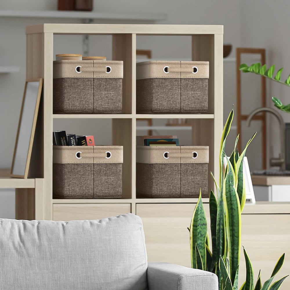 Sorbus collapsible storage cube, flat-fold design, saves space.
