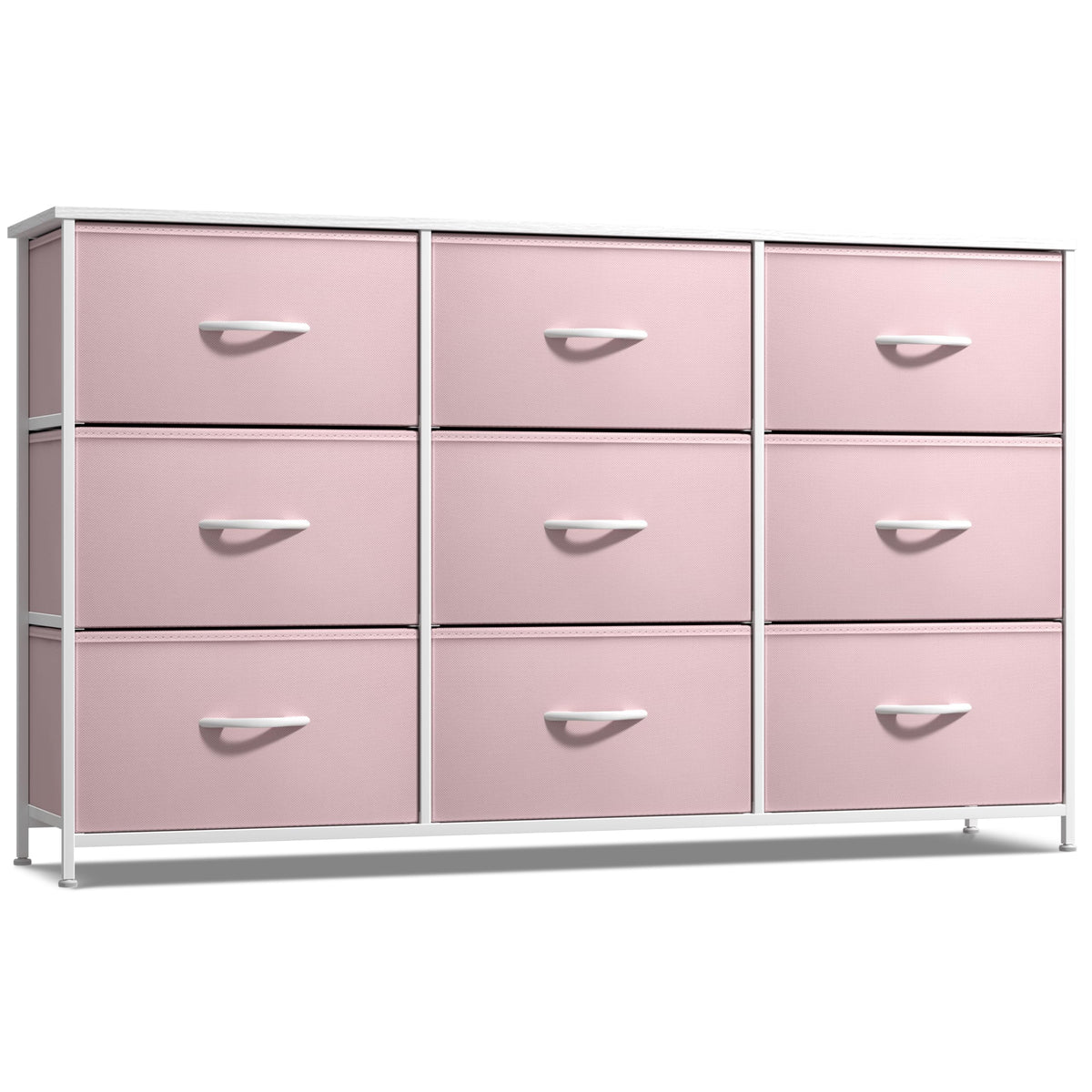 Sorbus Kids Dresser top surface display for books and lamp, keeps room organized