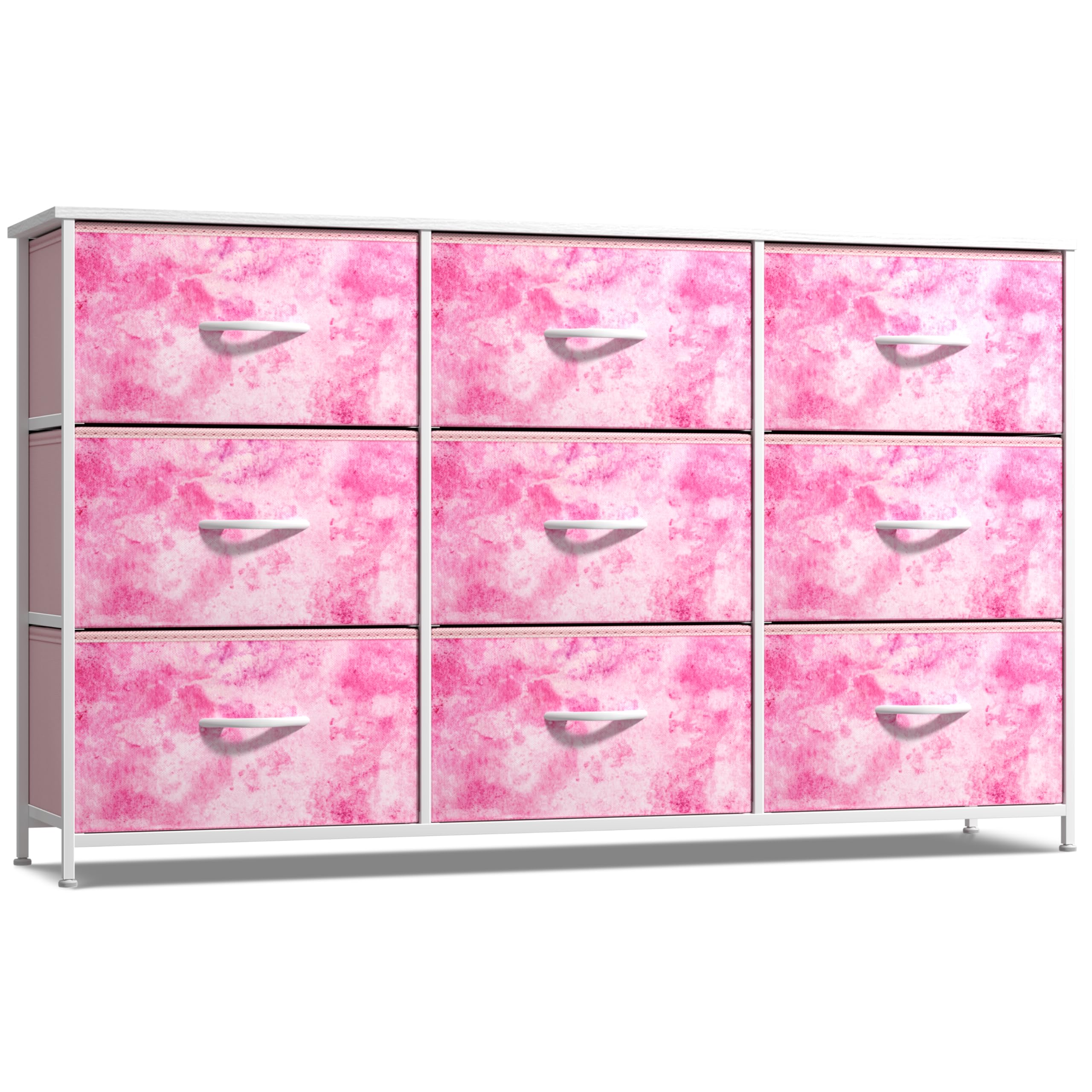 Sorbus Kids Dresser top view shows spacious 9-drawer storage for clothing organization