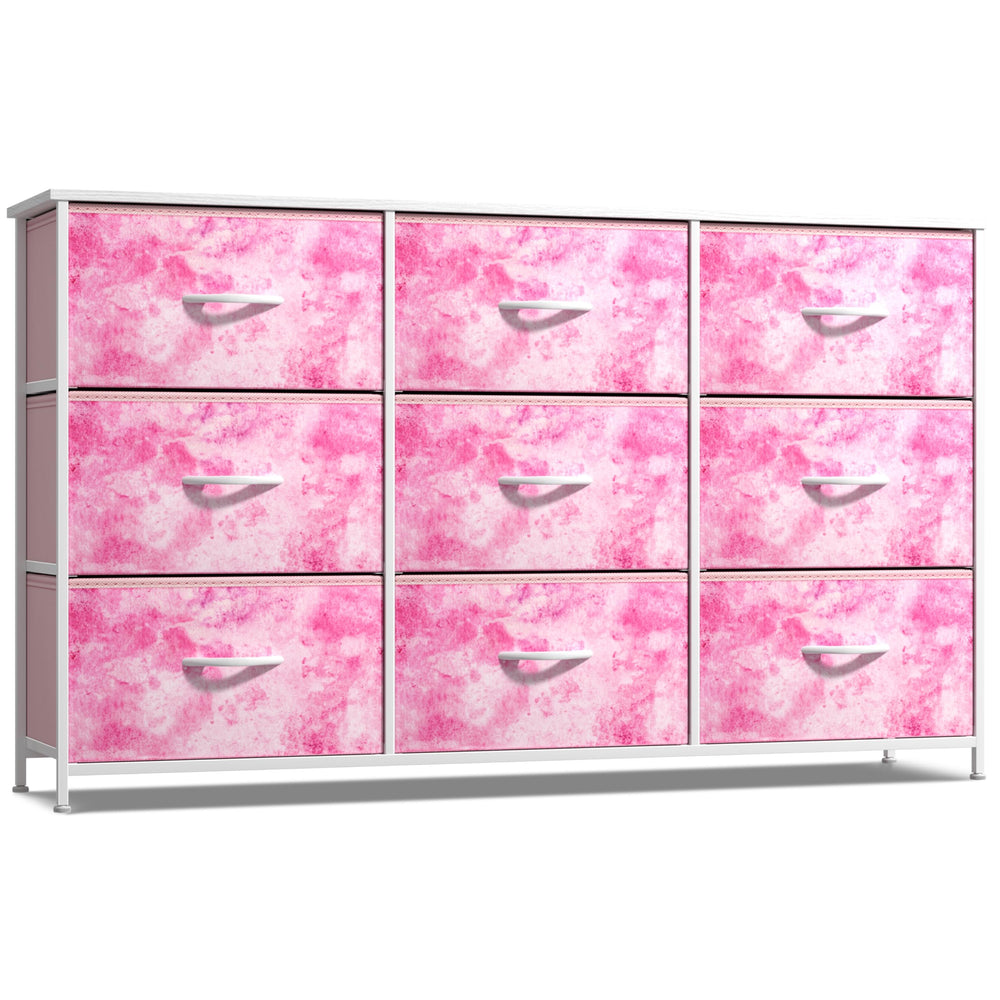 Sorbus Kids Dresser top view shows spacious 9-drawer storage for clothing organization
