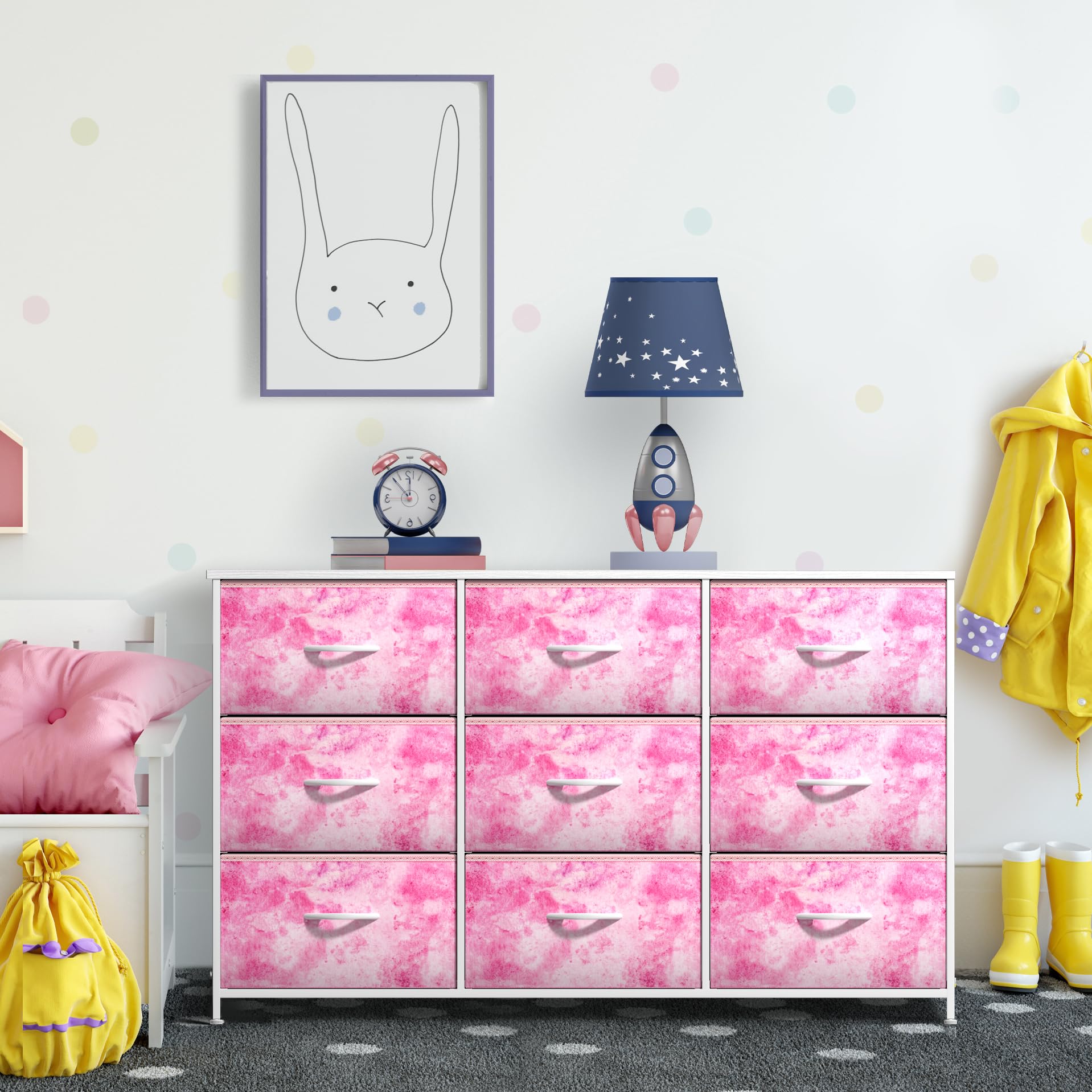 Sorbus Kids Dresser dimensions help you plan bedroom layout and closet organization