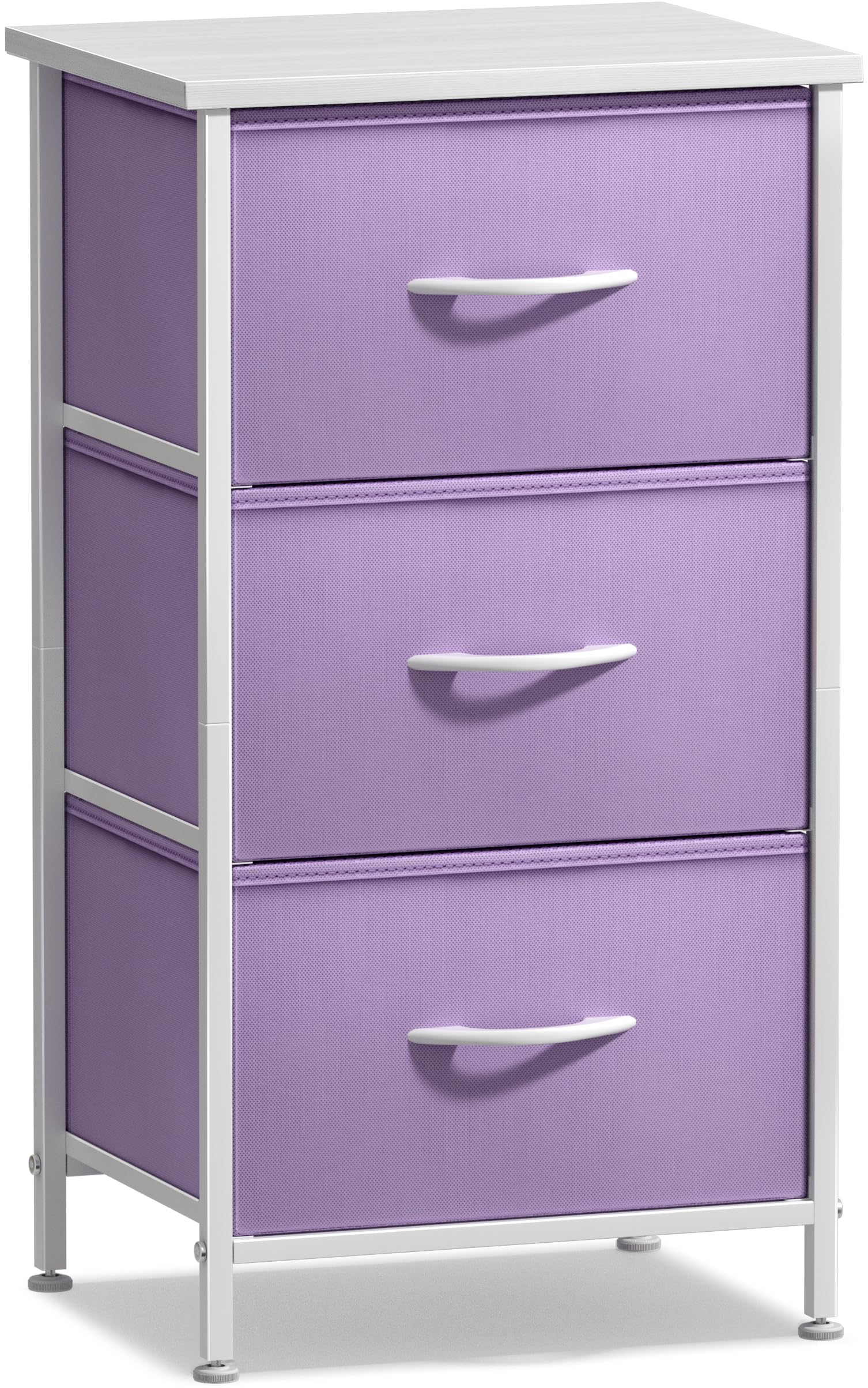 Sorbus nightstand serves as versatile bedside organizer for small spaces.