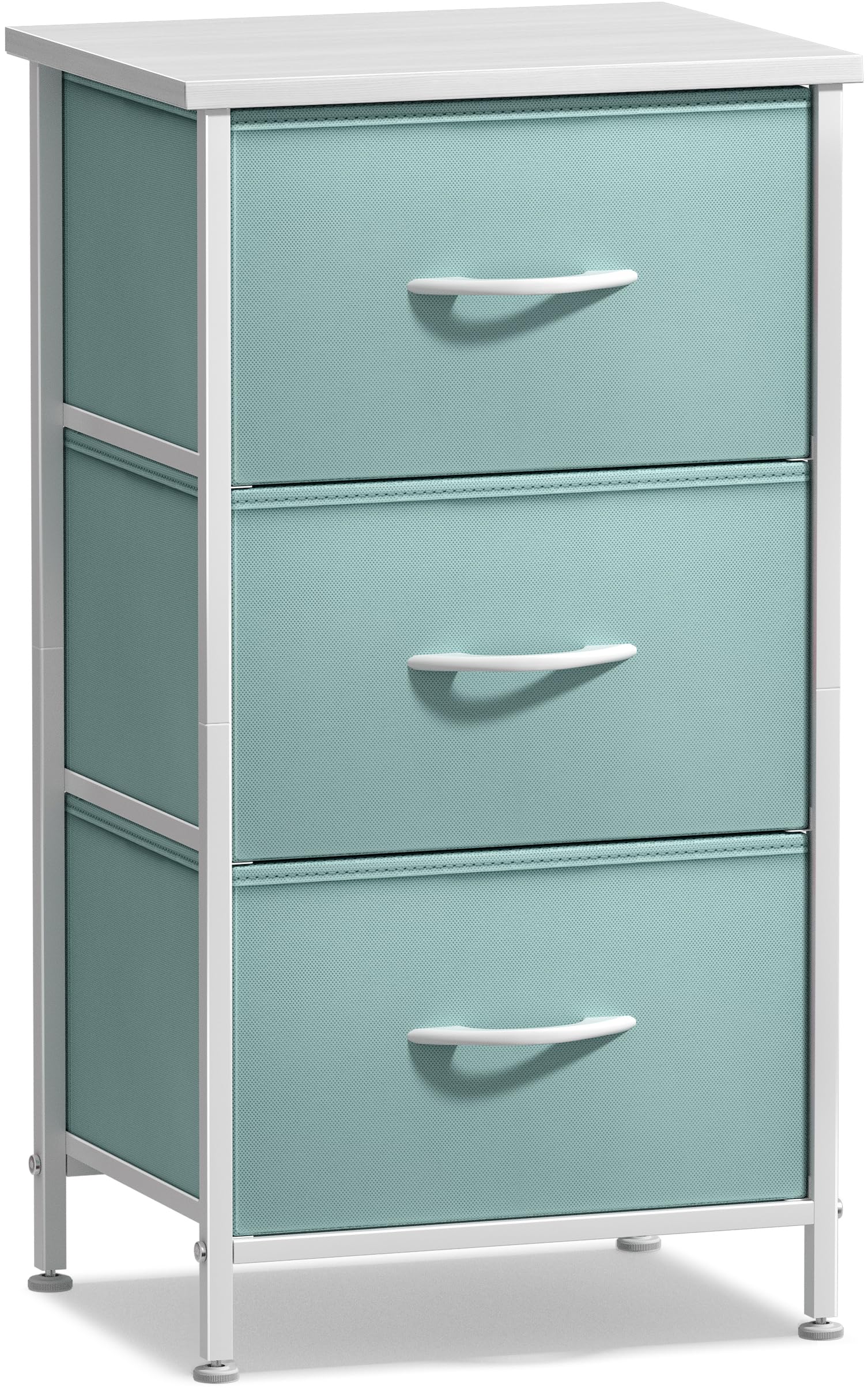 Sorbus nightstand setup ideal for dorm rooms or small bedrooms