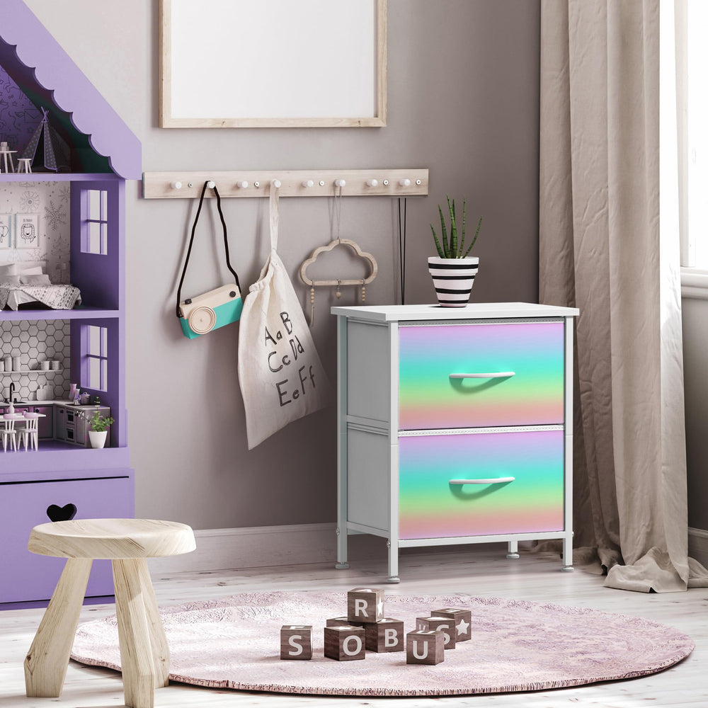 Sorbus nightstand includes hardware for easy assembly.