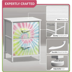 Sorbus breathable fabric drawers hold clothing and accessories with easy pull handles.