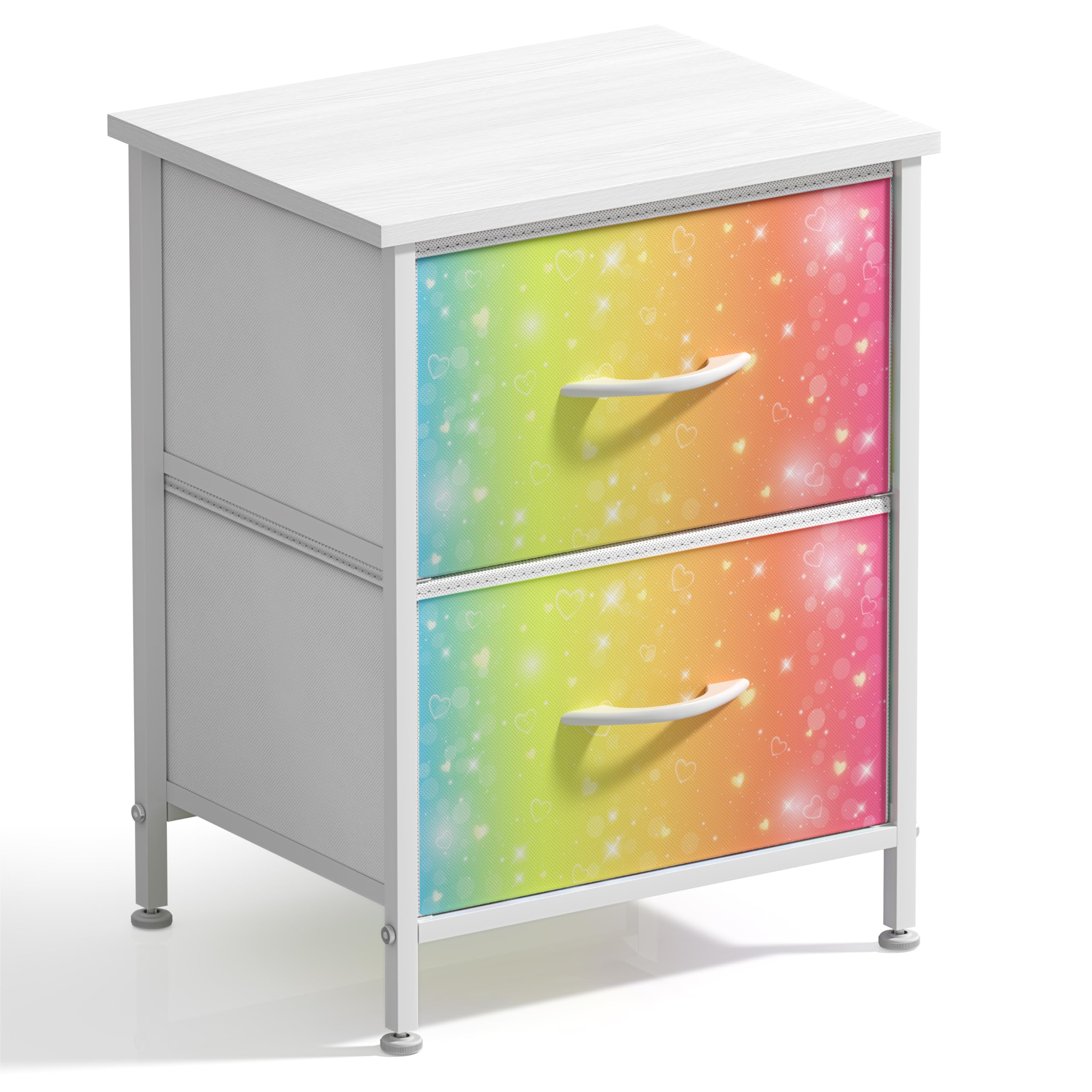 Sorbus nightstand in a pastel nursery or playroom setup