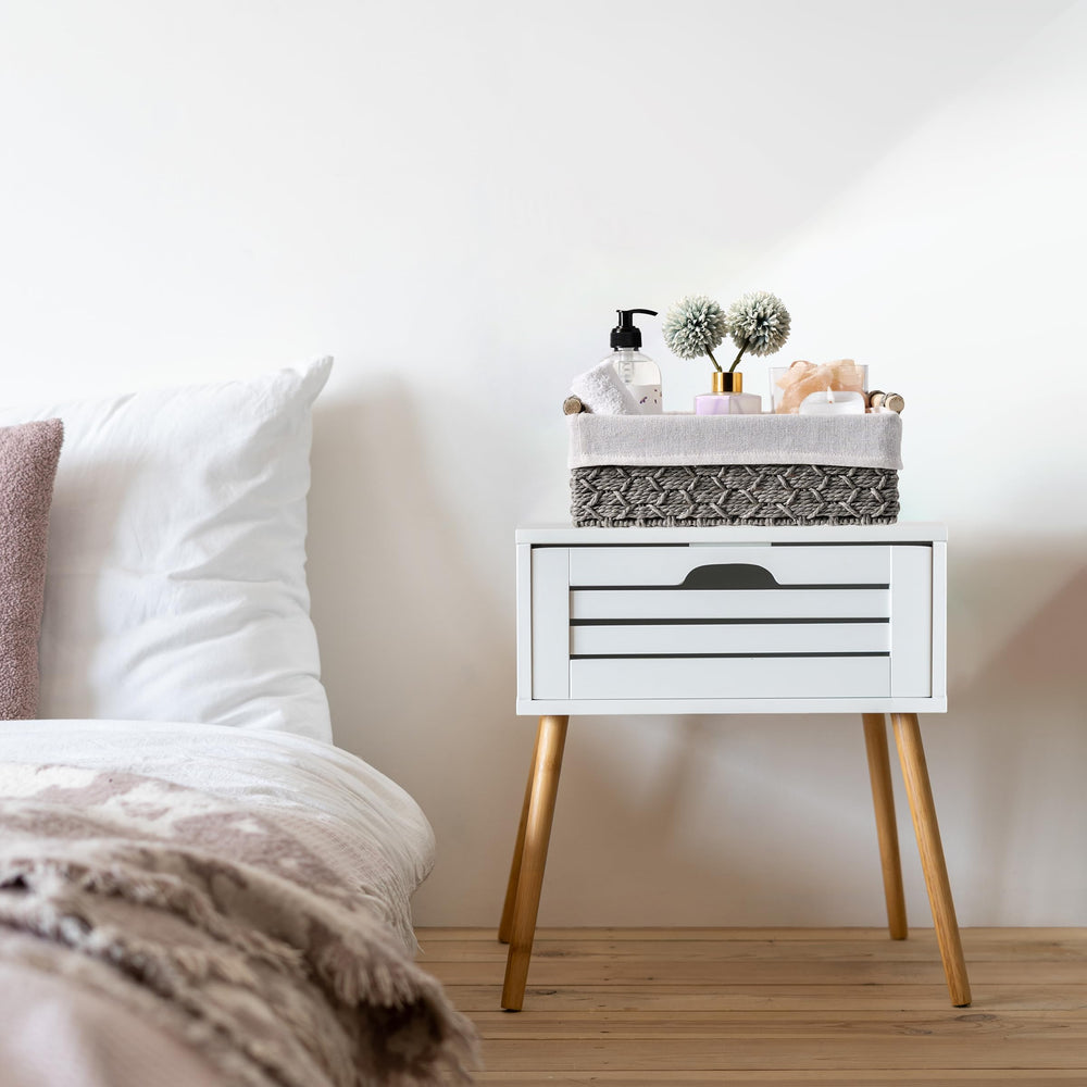 Sorbus toy-basket keeps toys organized with bohemian style