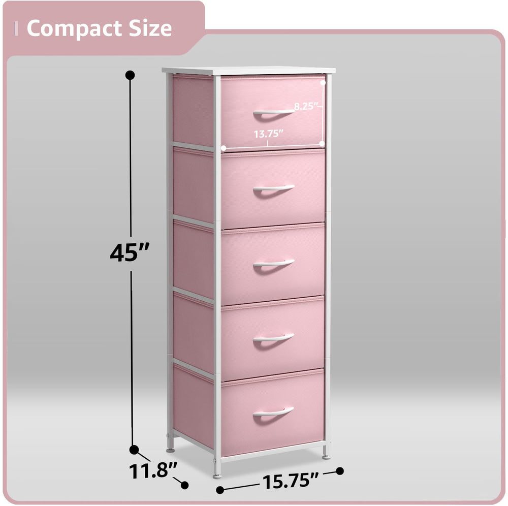 Sorbus tall storage tower for kids' room, perfect for toys and clothes.