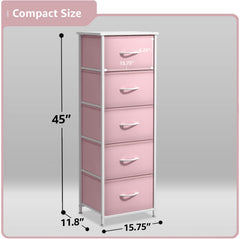 Sorbus tall storage tower for kids' room, perfect for toys and clothes.