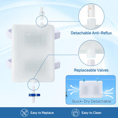 SorealGroup 1000ML capacity supports longer wear between empties.