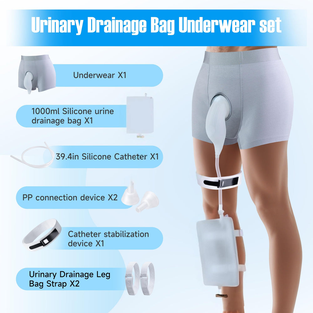 SorealGroup external catheter anti-slip leg straps keep secure wear.
