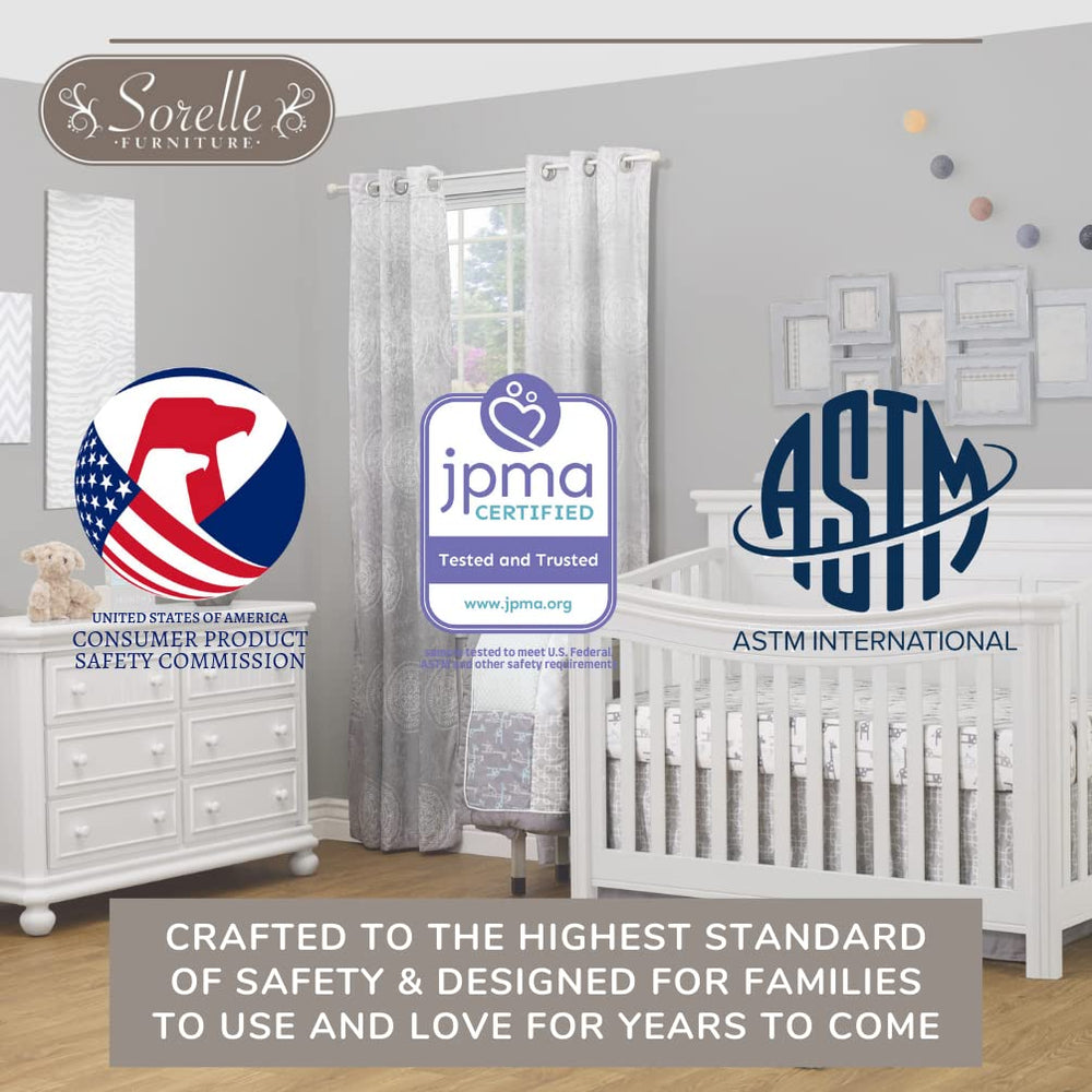 Sorelle 215 easy-install rail for quick crib-to-bed conversions