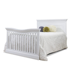 Sorelle 215 toddler rail attached to crib for secure toddler sleep