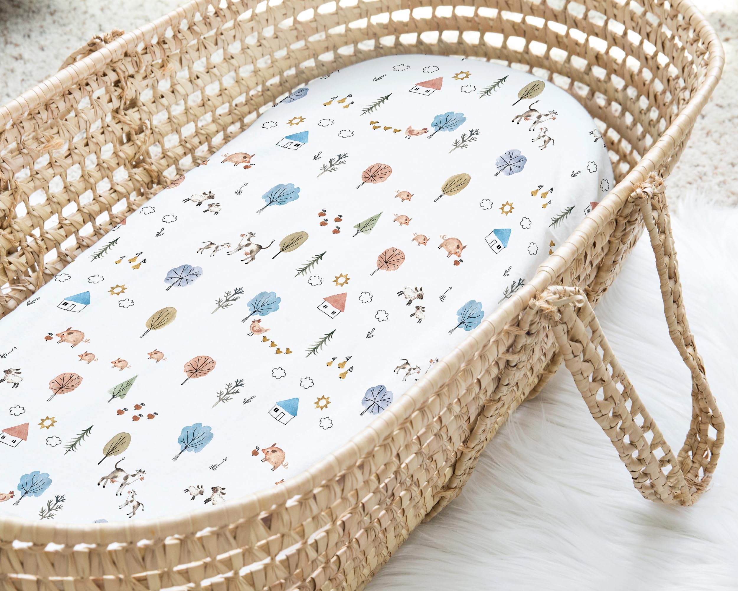 Sorrel + Fern halo-bassinest-compatible sheets fit Halo Bassinest securely