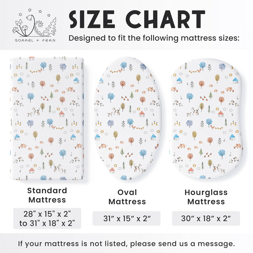 Sorrel + Fern machine-washable bassinet sheets simplify nursery laundry