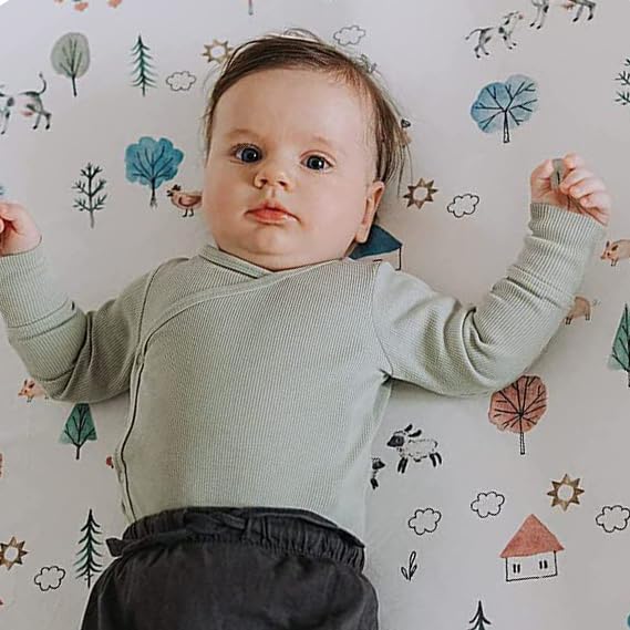 Sorrel + Fern mom-designed changing pad cover offers safe, soft nursery essentials.