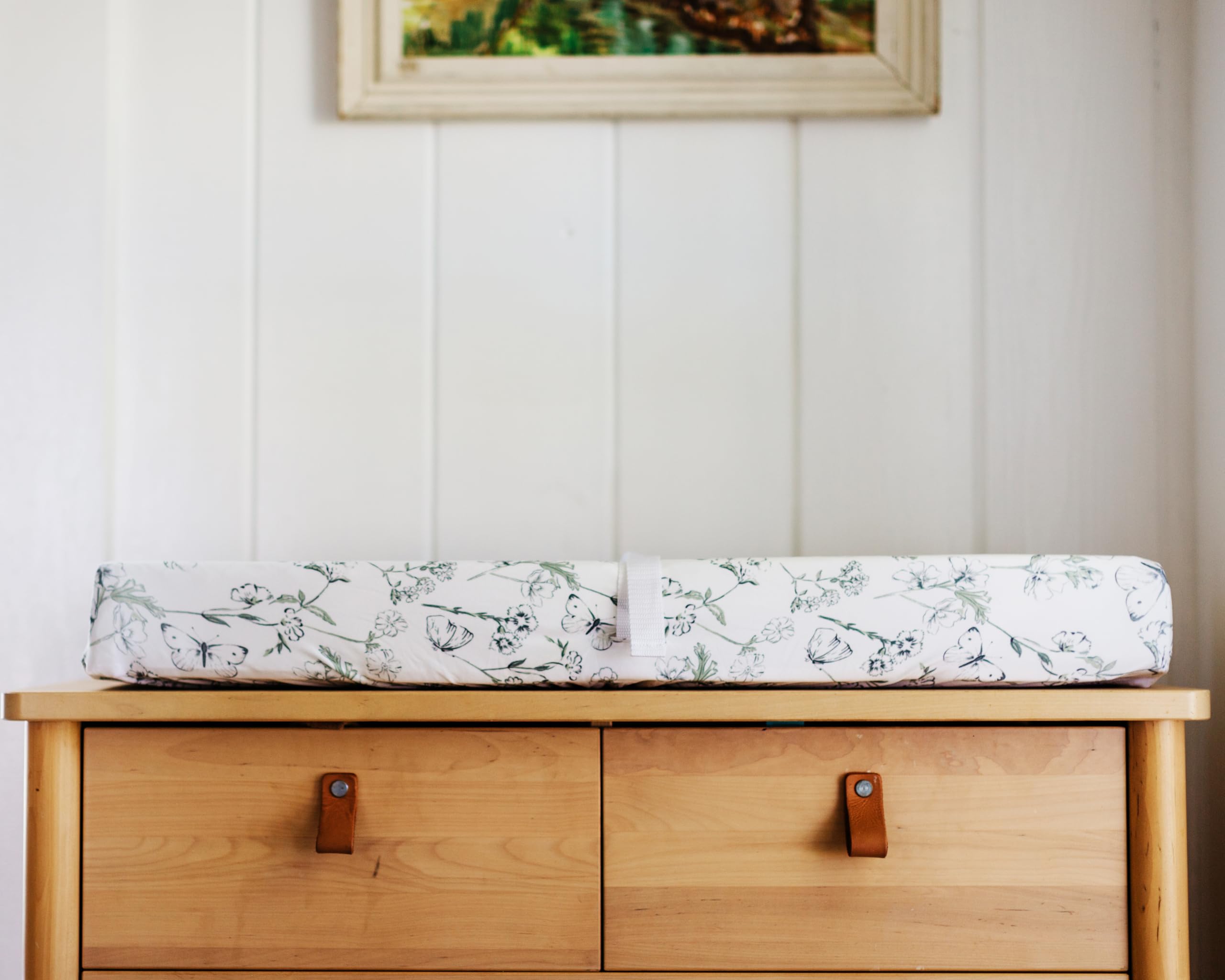 Sorrel + Fern changing pad cover compatible with matching sheets