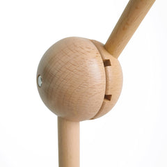 Sorrel + Fern crib mobile arm angled mount enables flexible placement in small nurseries.