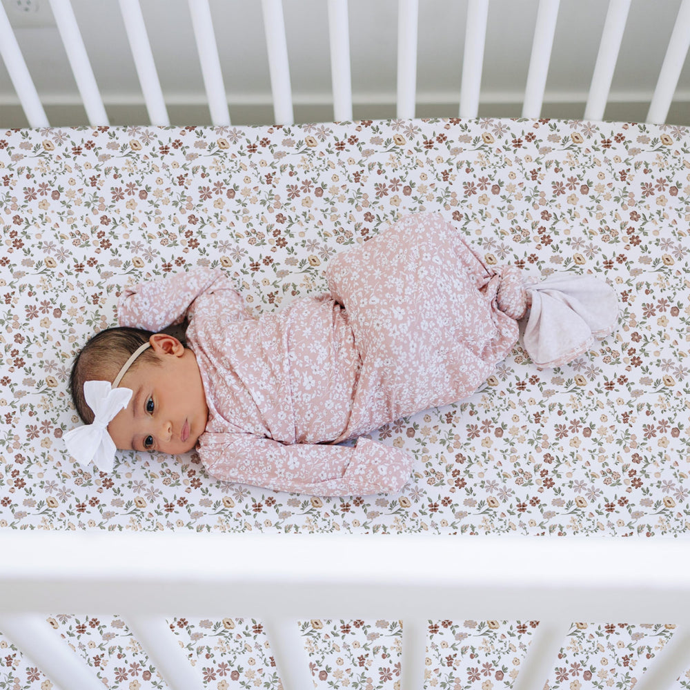 Sorrel + Fern easy-care fabric resists wrinkles and shrinking over time.