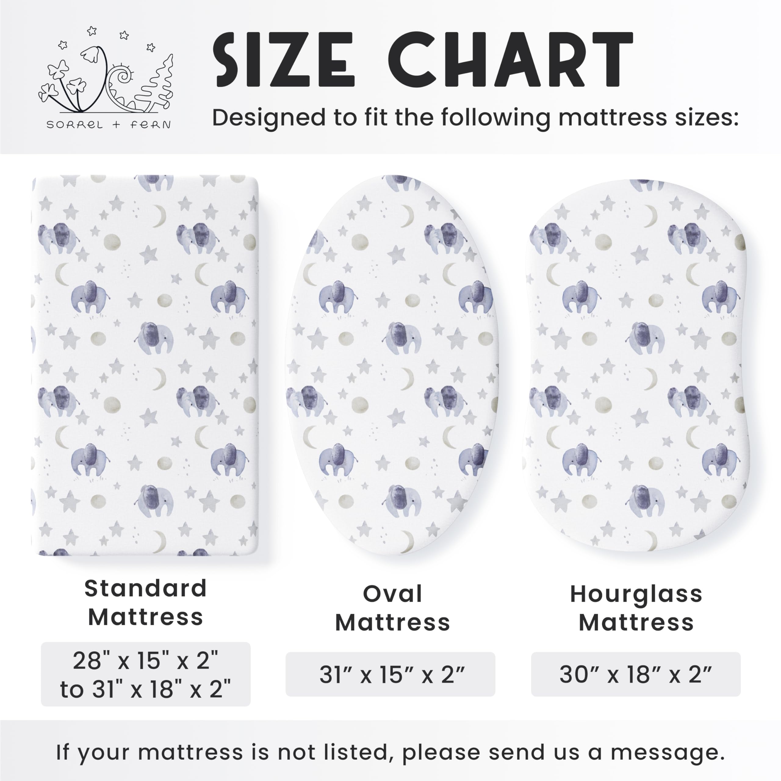 Sorrel + Fern Halo BassiNest-compatible bassinet sheets for easy transitions.