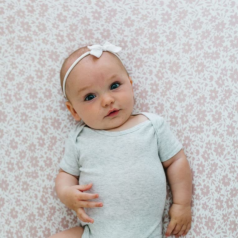 Sorrel + Fern sheets are machine-washable for easy nursery care