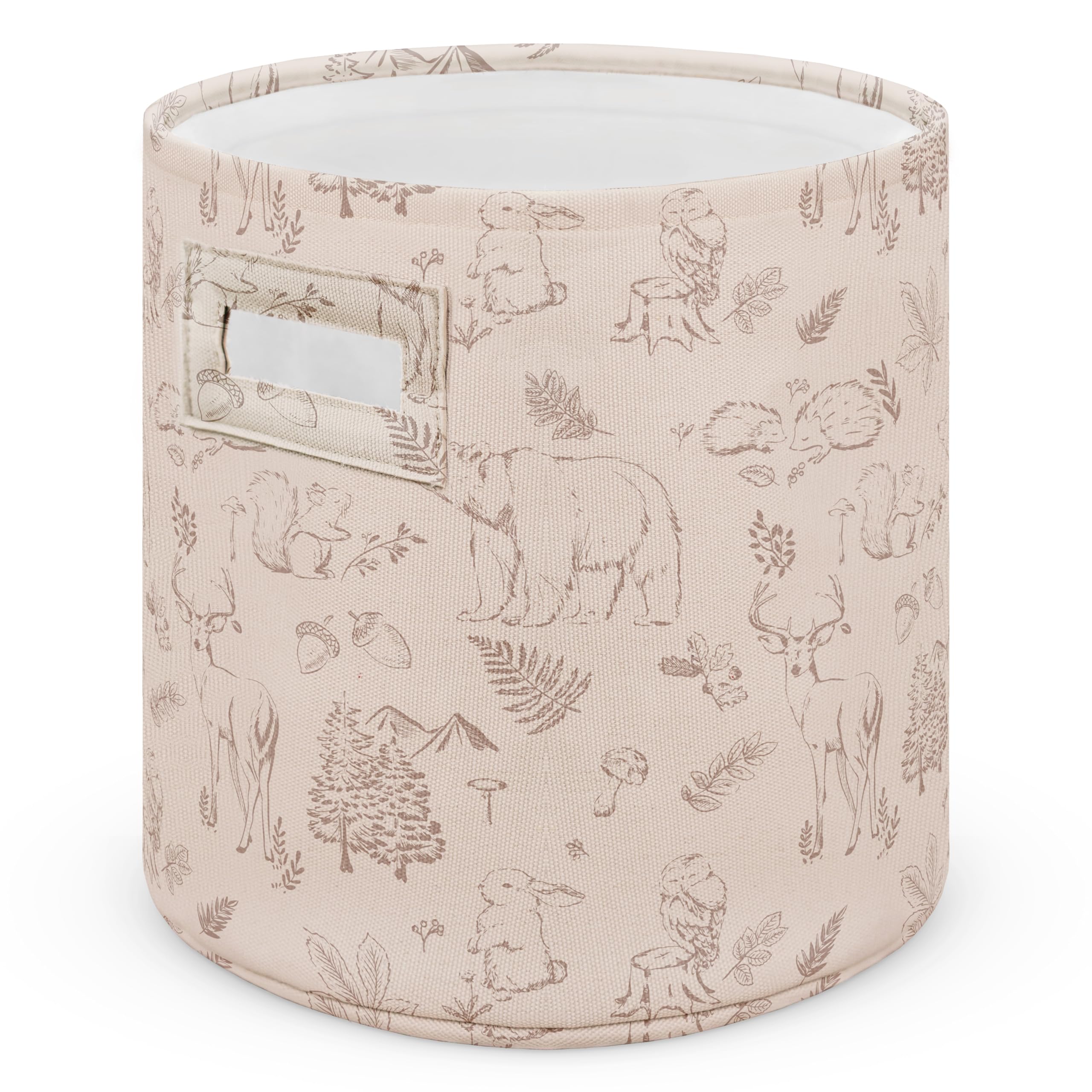 Sorrel + Fern Magic Forest basket keeps toys tidy and within reach.
