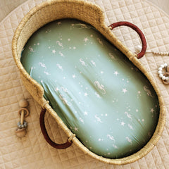 Sorrel + Fern Ocean Odyssey nursery decor hints at coordinating mobiles.